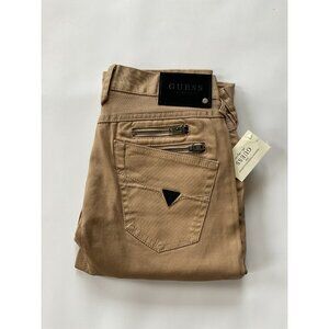 Guess Men's Harlem Coated Slim Straight Jeans Size 34X32